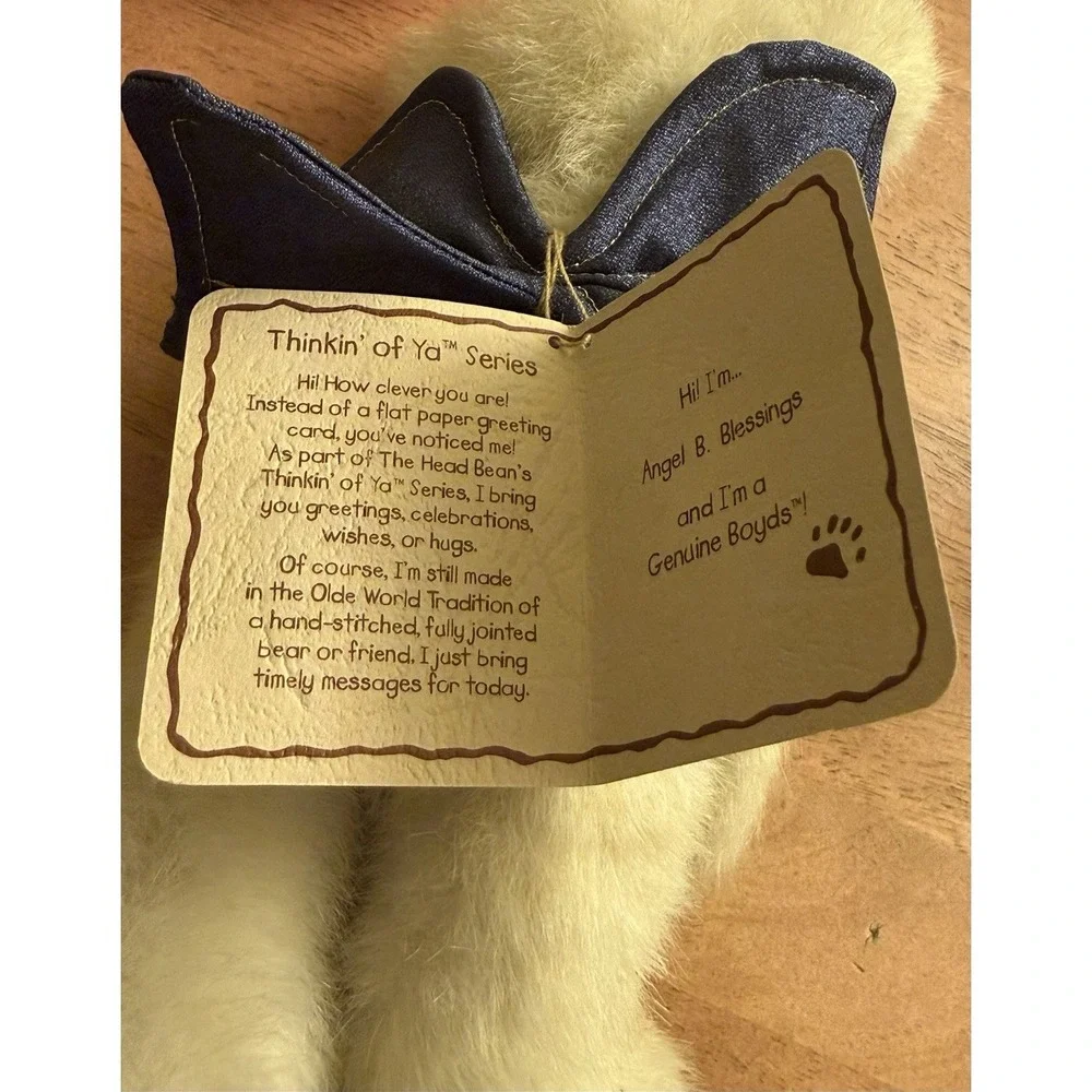 Boyds Bear Collection 2003 Angel B. Blessings Plush‎ Bear 